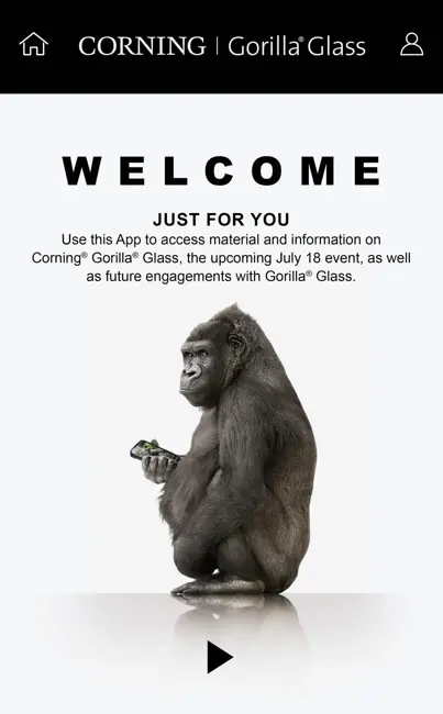 Corning Gorilla Glass imagery across multiple phones from Harry’s project archive