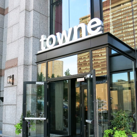 Entrance and exterior sign